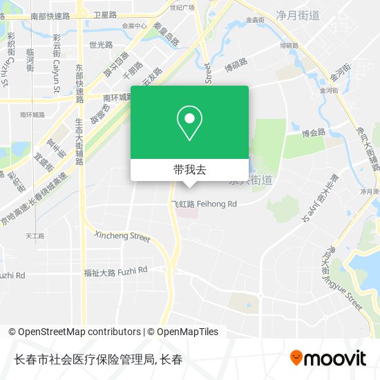长春市社会医疗保险管理局地图