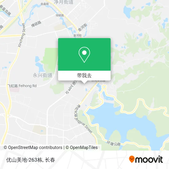 优山美地-263栋地图