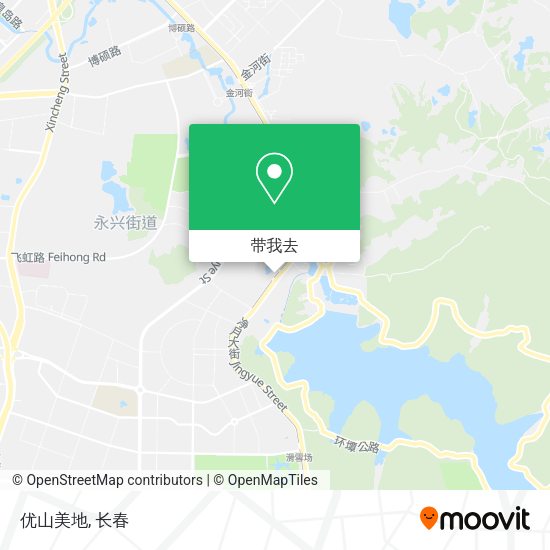 优山美地地图