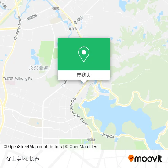 优山美地地图
