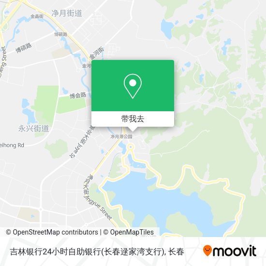 吉林银行24小时自助银行(长春逯家湾支行)地图