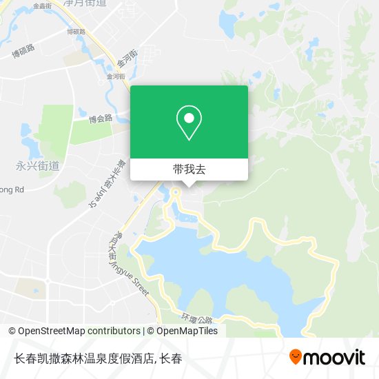长春凯撒森林温泉度假酒店地图