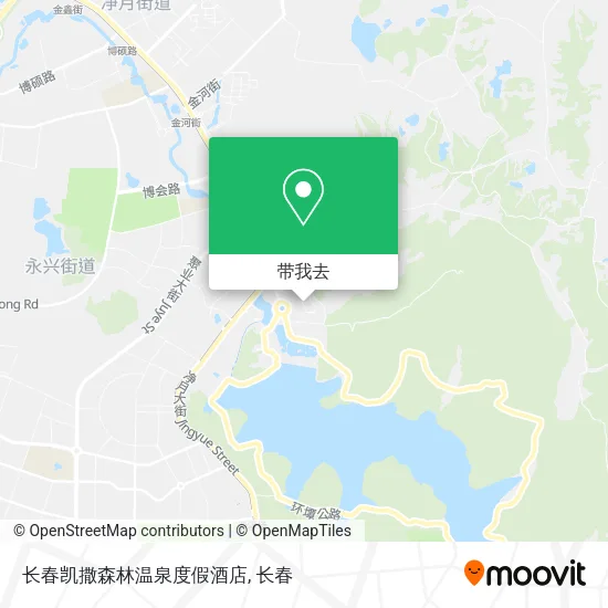 长春凯撒森林温泉度假酒店地图