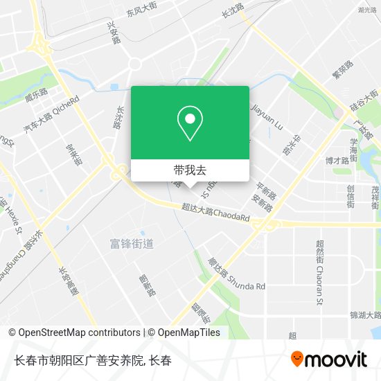 长春市朝阳区广善安养院地图