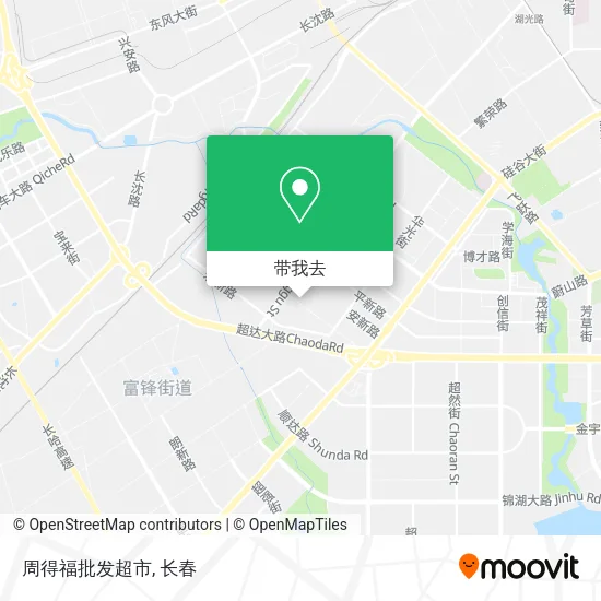 周得福批发超市地图