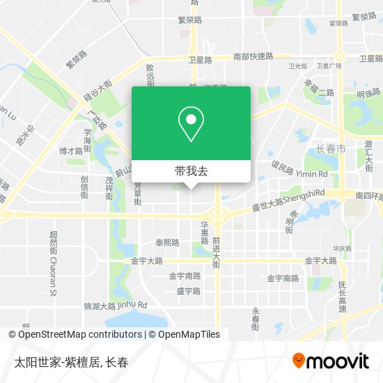 太阳世家-紫檀居地图