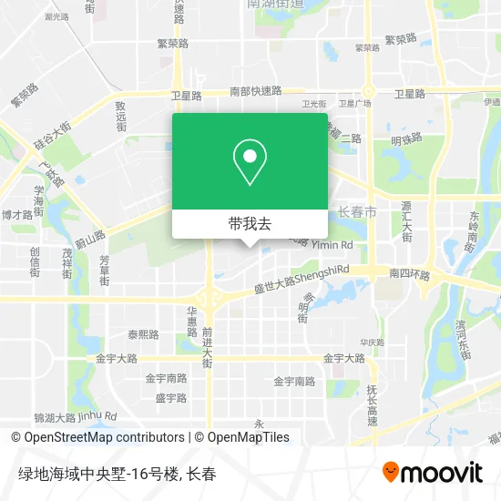 绿地海域中央墅-16号楼地图