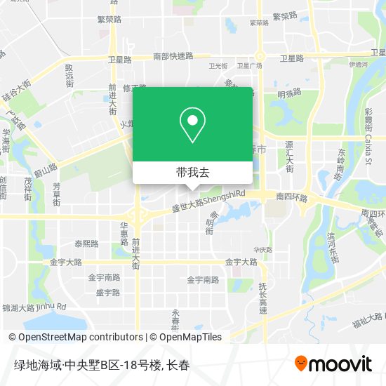 绿地海域·中央墅B区-18号楼地图