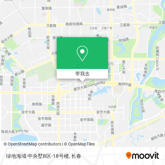 绿地海域·中央墅B区-18号楼地图