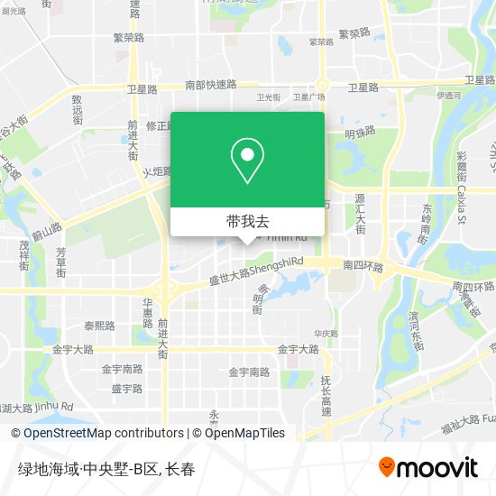 绿地海域·中央墅-B区地图
