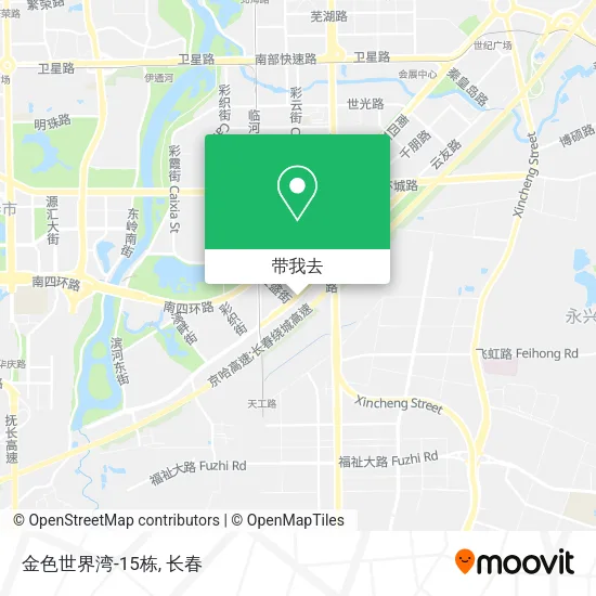 金色世界湾-15栋地图