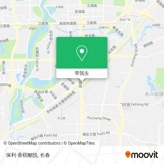 保利·香槟酩悦地图