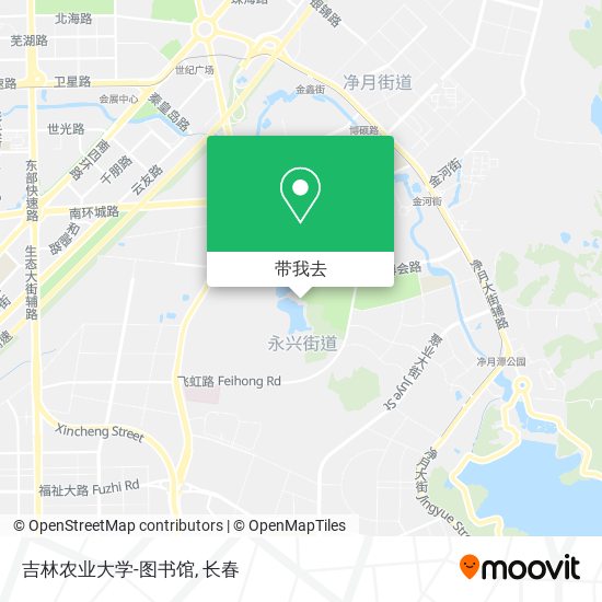 吉林农业大学-图书馆地图
