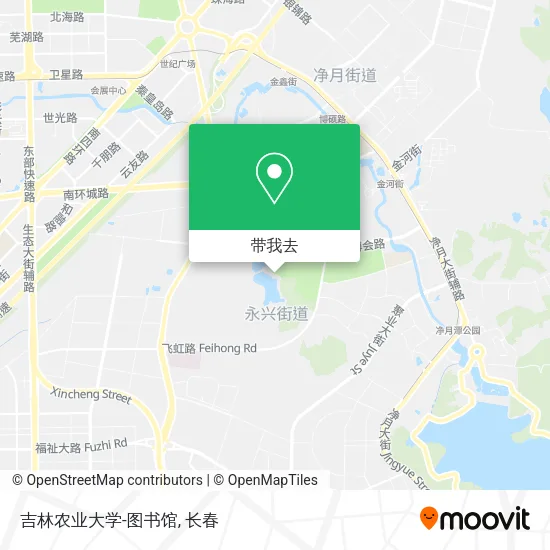 吉林农业大学-图书馆地图