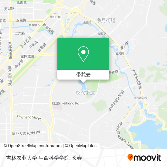 吉林农业大学-生命科学学院地图