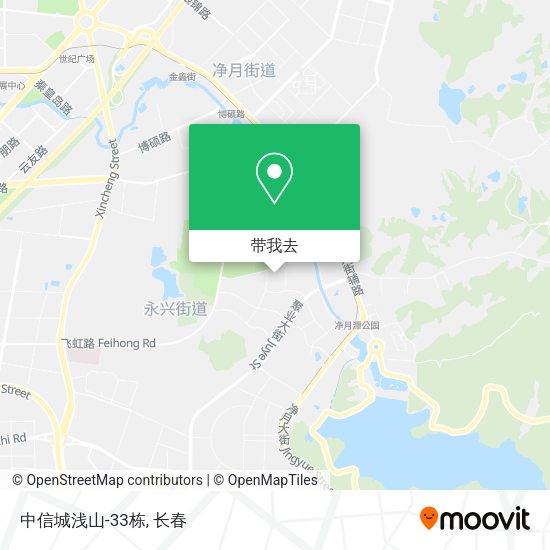 中信城浅山-33栋地图