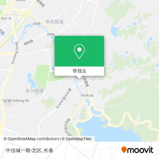 中信城一期-北区地图
