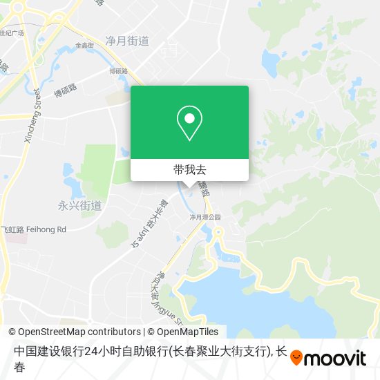 中国建设银行24小时自助银行(长春聚业大街支行)地图
