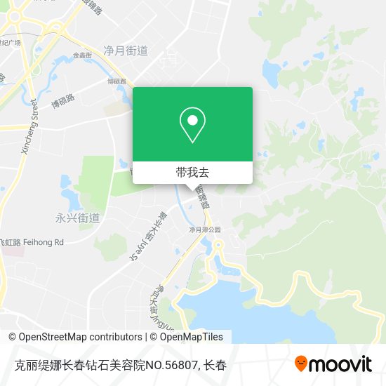 克丽缇娜长春钻石美容院NO.56807地图