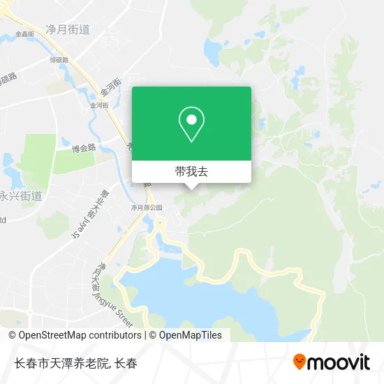 长春市天潭养老院地图