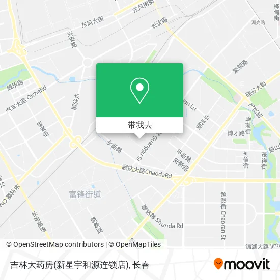 吉林大药房(新星宇和源连锁店)地图
