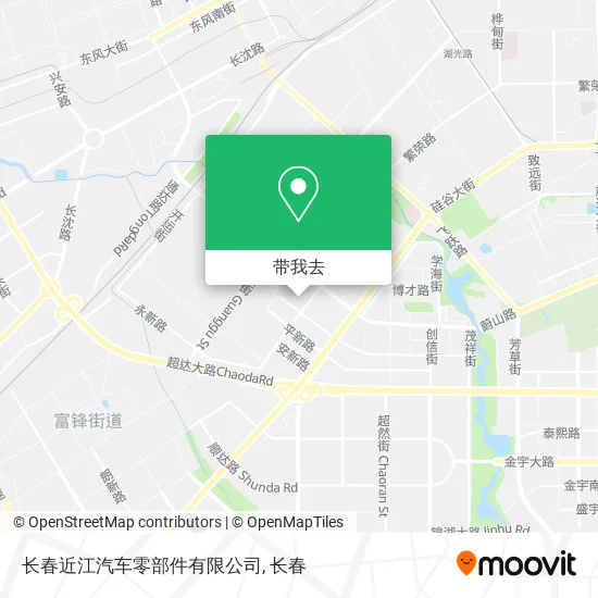 长春近江汽车零部件有限公司地图