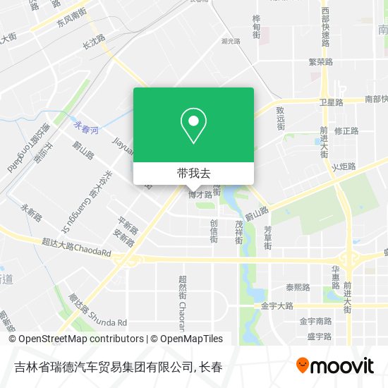 吉林省瑞德汽车贸易集团有限公司地图