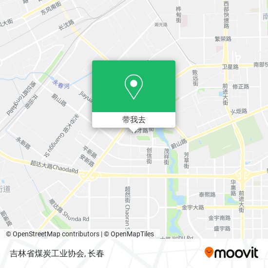 吉林省煤炭工业协会地图