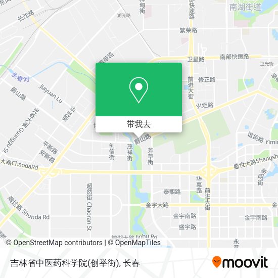 吉林省中医药科学院(创举街)地图