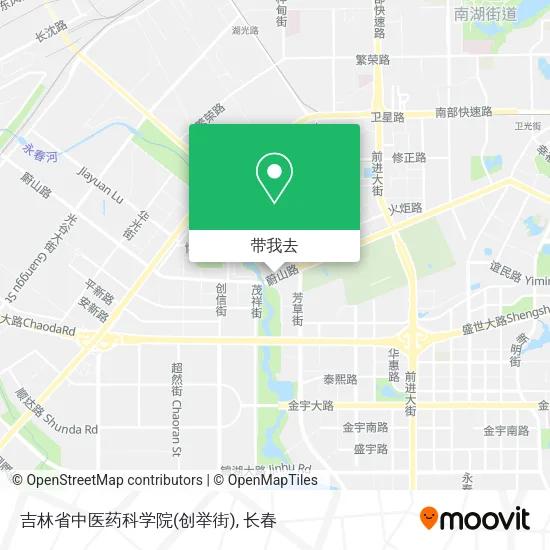 吉林省中医药科学院(创举街)地图
