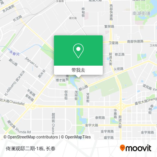 倚澜观邸二期-1栋地图