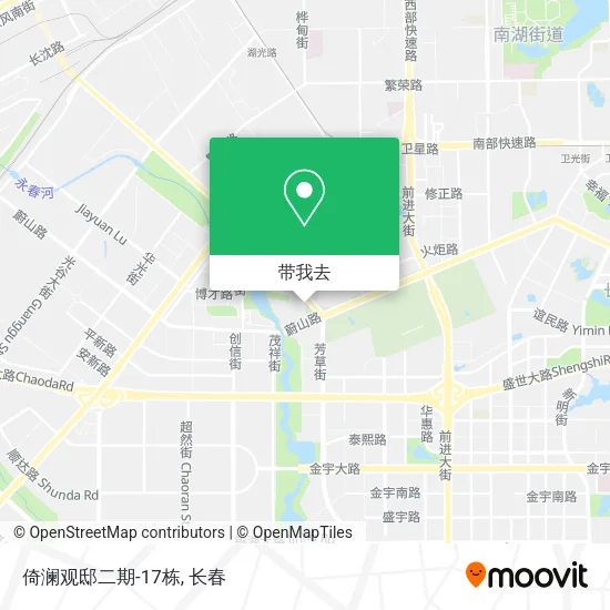 倚澜观邸二期-17栋地图