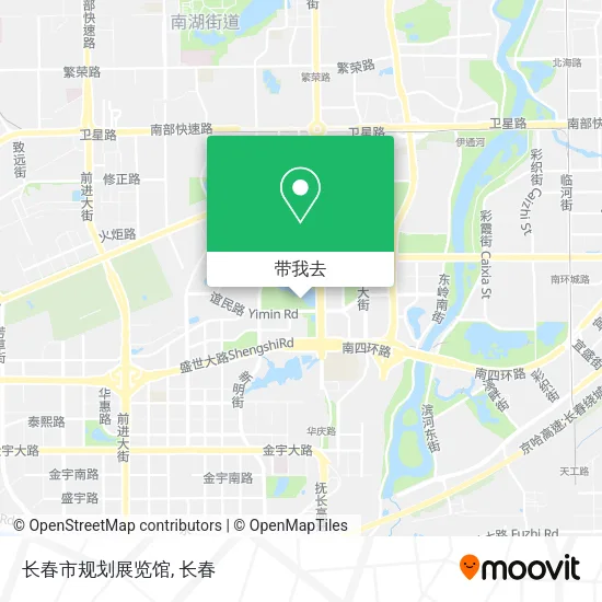 长春市规划展览馆地图