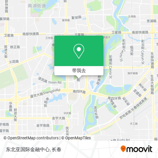 东北亚国际金融中心地图