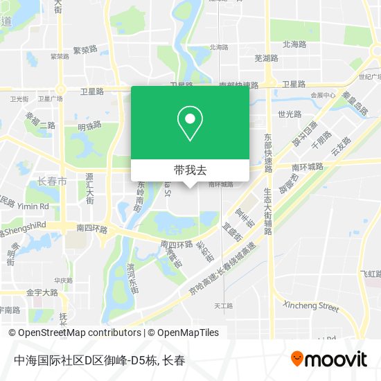 中海国际社区D区御峰-D5栋地图