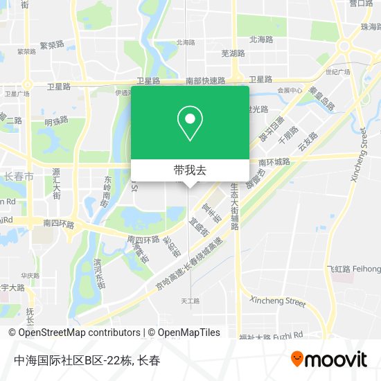 中海国际社区B区-22栋地图