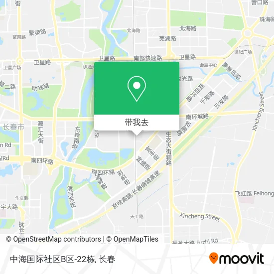中海国际社区B区-22栋地图