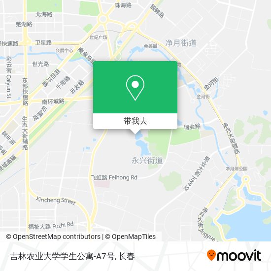 吉林农业大学学生公寓-A7号地图