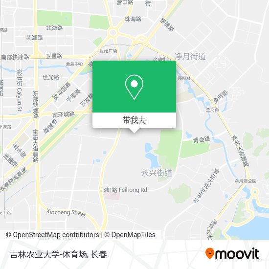 吉林农业大学-体育场地图