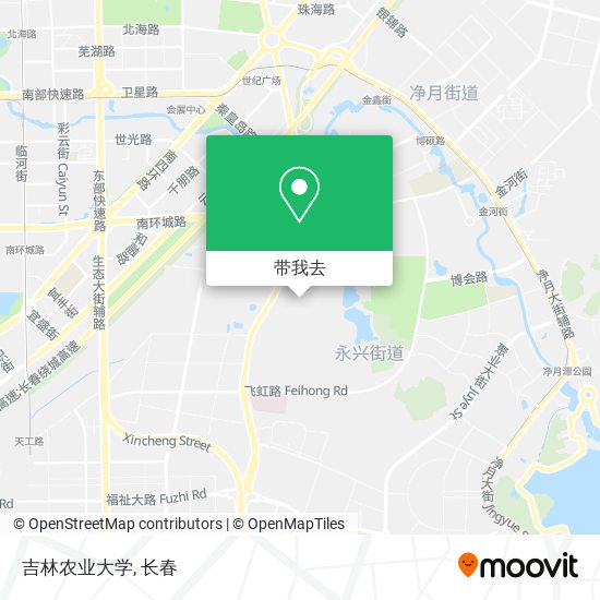 吉林农业大学地图