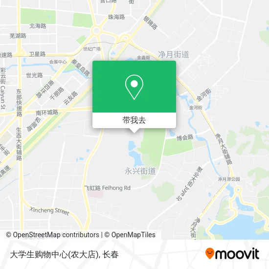 大学生购物中心(农大店)地图