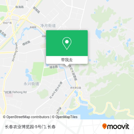 长春农业博览园-5号门地图