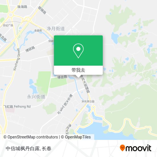 中信城枫丹白露地图
