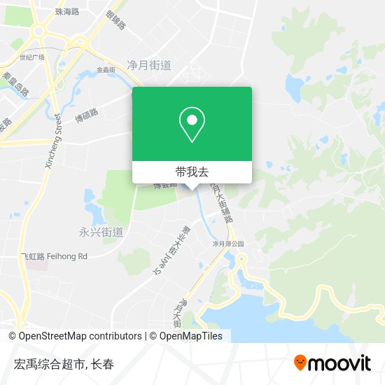 宏禹综合超市地图