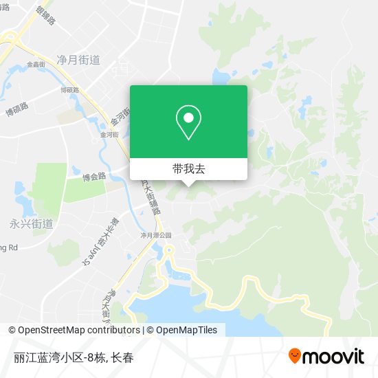丽江蓝湾小区-8栋地图