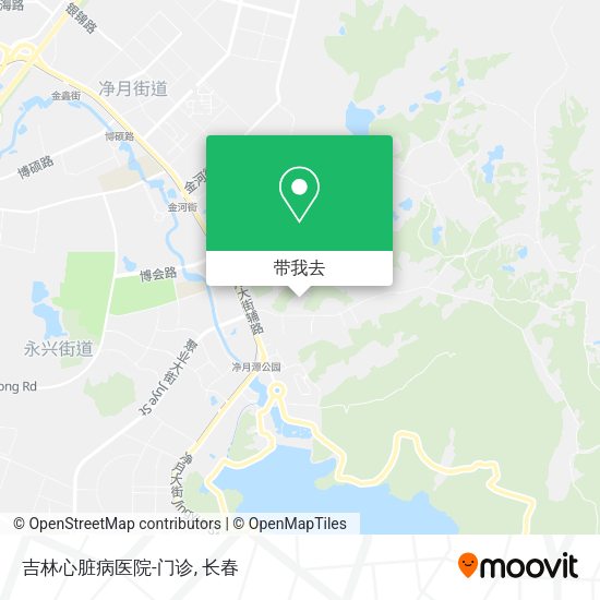 吉林心脏病医院-门诊地图