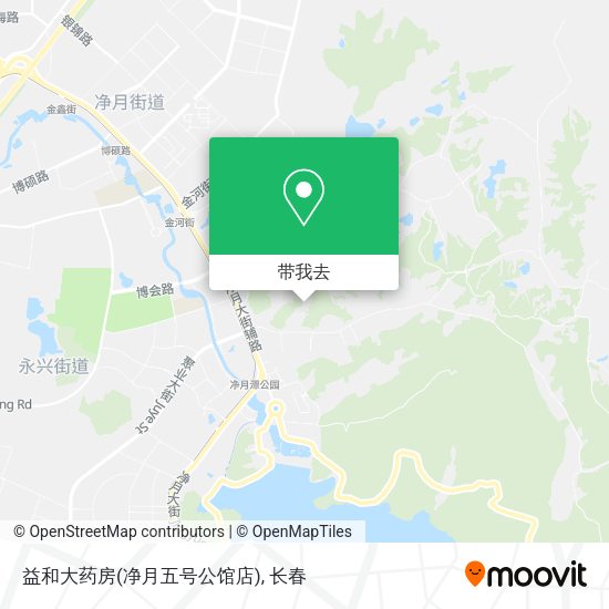 益和大药房(净月五号公馆店)地图