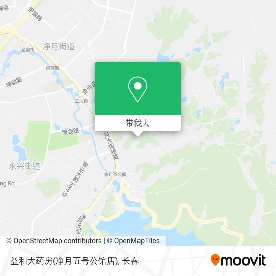 益和大药房(净月五号公馆店)地图