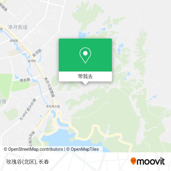 玫瑰谷(北区)地图