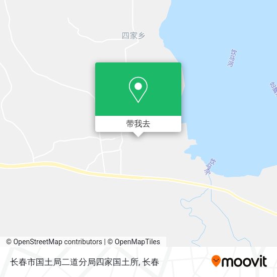 长春市国土局二道分局四家国土所地图